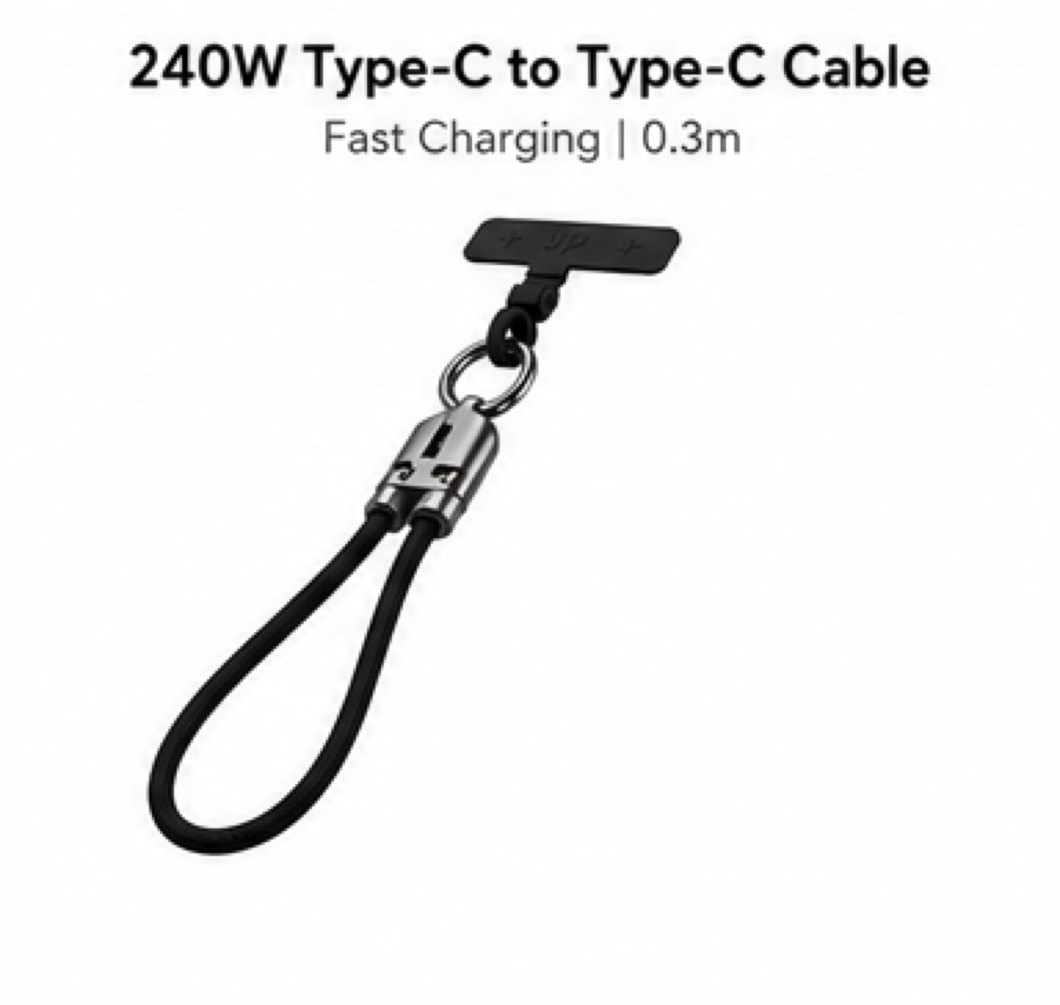 240W Type-C to Type-C Cable — Black